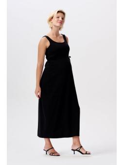 Robe Longue Noir Grossesse et Allaitement Viv