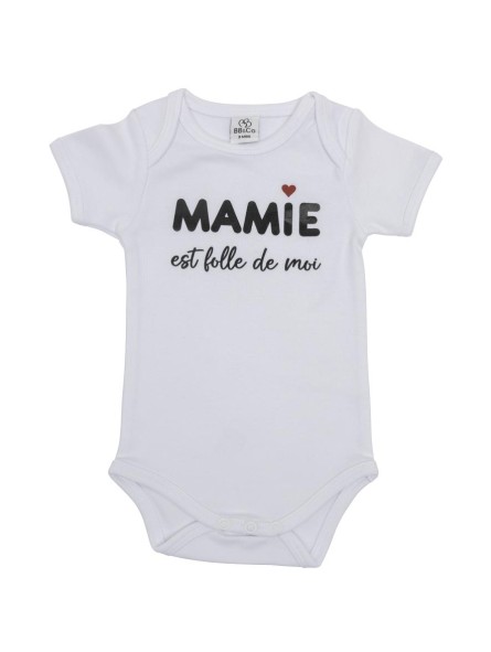 Body "Mamie" Manches Courtes