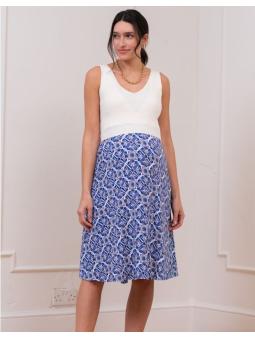 Robe 2en1 Bimatière Grossesse et Allaitement Stacie