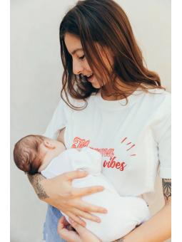 T-shirt d'allaitement MAMMA VIBES