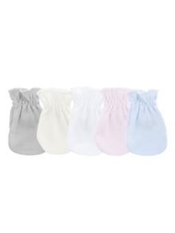 Moufles Naissance Coton