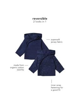 Gilet Réversible Bébé Unisexe Coton Bio Naper