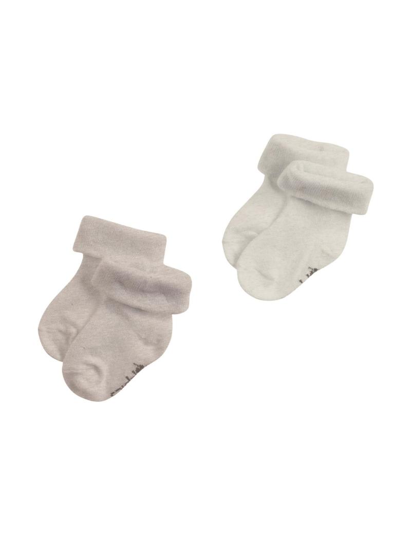 Chaussettes bébé Kai en coton biologique - Lot de 2 paires