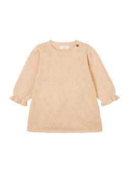 Robe Bébé Tricot Rose Poudré Fasnia 