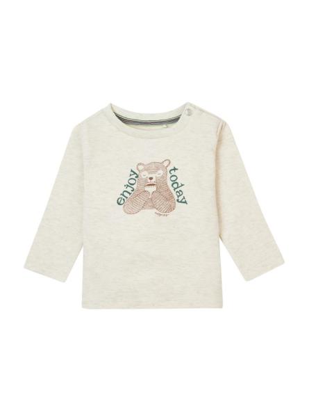 T-shirt Ourson Manches Longues Bébé Garçon Gemenos 