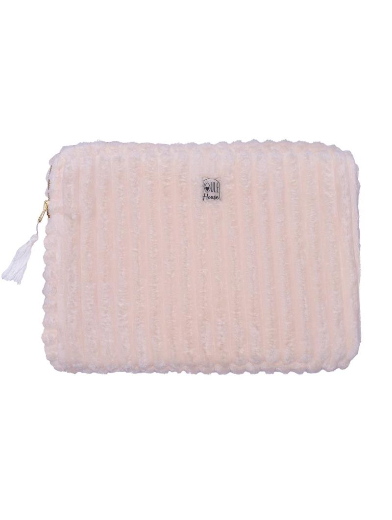 Pochette Zippée PC/Tablette Minky Matelassé