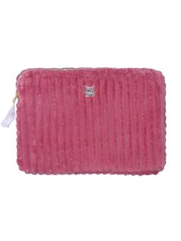 Pochette Zippée PC/Tablette Minky Matelassé