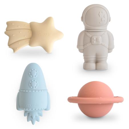 Set de Jouets Bain 4 Pièces dans l'Espace