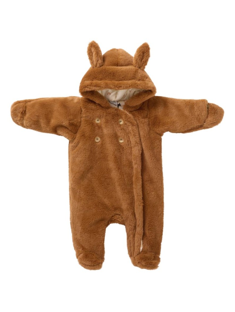 Combinaison Pilote Fausse Fourrure Bébé