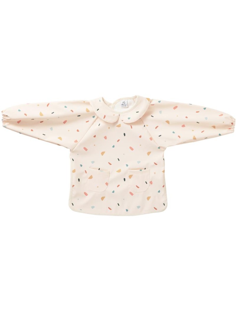 Bavoir-tablier coton enduit