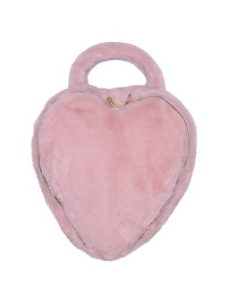 Vanity Cœur en Fausse Fourrure Angora - Valentina