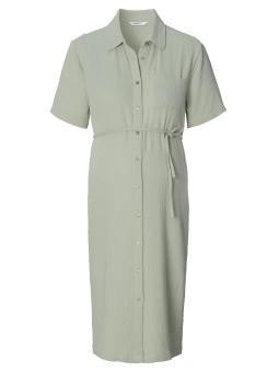 Robe Chemise de Grossesse et d'Alllaitement en Gaze de Coton