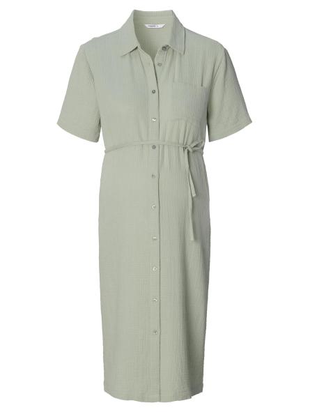 Robe Chemise de Grossesse et d'Alllaitement en Gaze de Coton Robe Chemise de Grossesse et d'Alllaitement en Gaze de Coton