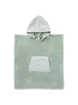 Poncho de Bain à Capuche Bambou & Gaze de Coton (3/5 Ans)