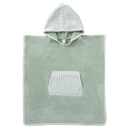 Poncho de Bain à Capuche Bambou & Gaze de Coton (3/5 Ans) 