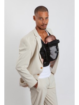 Porte-bébé physiocarrier respirant Noir