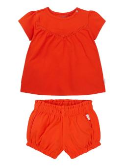 Ensemble robe et bloomer orange flashy – Style et confort pour l’été