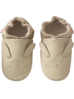 Chaussons en cuir souple – Marcelin le lapin