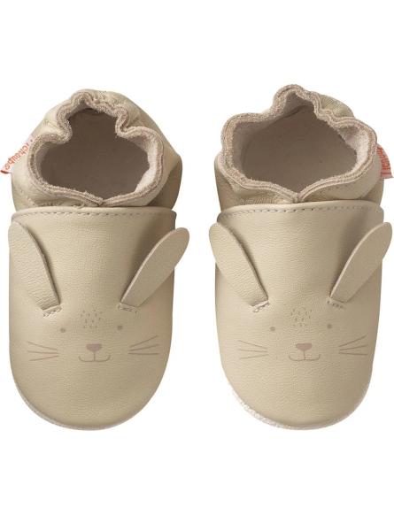 Chaussons en cuir souple – Marcelin le lapin Chaussons en cuir souple – Marcelin le lapin