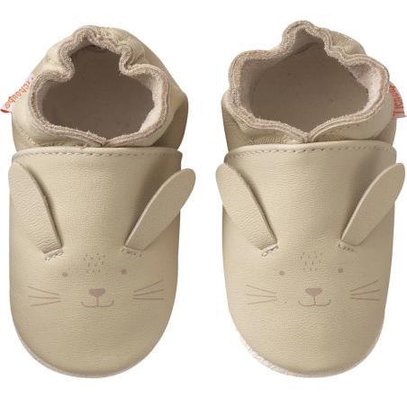 Chaussons en cuir souple – Marcelin le lapin