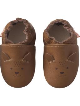 Chaussons en cuir souple – Lazard le renard