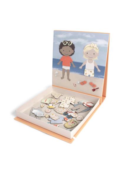 Jeu magnétique – Habillage à la plage Jeu magnétique – Habillage à la plage