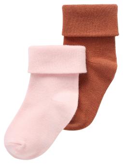 Chaussettes bébé en coton biologique – Lot de 2 paires Newstead