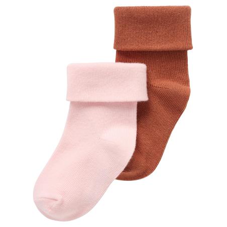 Chaussettes bébé en coton biologique – Lot de 2 paires Newstead