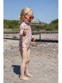 Maillot Fille anti-UV bébé 1-2 ans – Motif Ocean Blossom