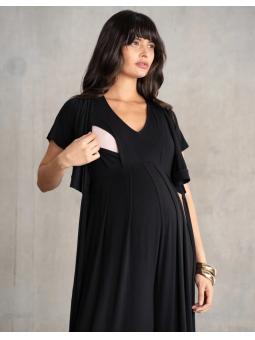 Combinaison noire grossesse et allaitement Céline