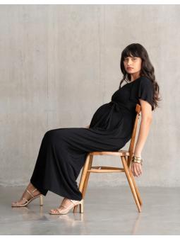 Combinaison noire grossesse et allaitement Céline
