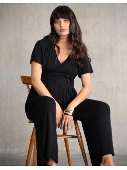 Combinaison noire grossesse et allaitement Céline