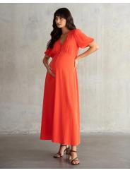 Robe longue de maternité et allaitement Alania