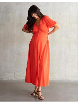 Robe longue de maternité et allaitement Alania 