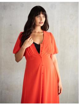 Robe longue de maternité et allaitement Alania 