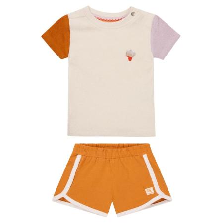 Ensemble bébé garçon été en coton bio Cactus