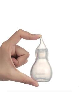 Poire Mouche Bébé Silicone Haakaa – Douceur Naturelle pour Soulager le Nez Bouché