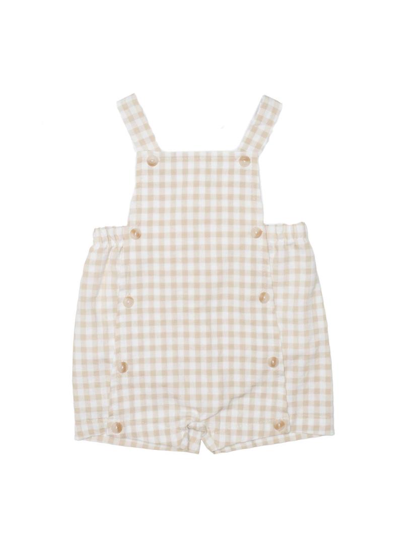 Salopette Vichy Biscotti Bébé