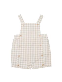 Salopette Vichy Biscotti Bébé