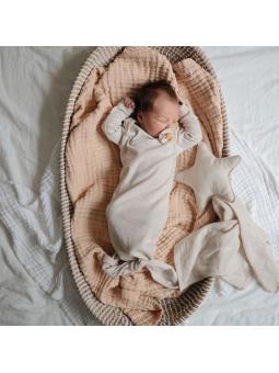 Doudou Lovey en Gaze de Coton Bio – étoile