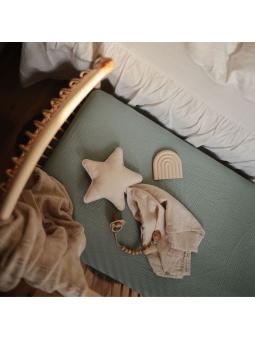 Doudou Lovey en Gaze de Coton Bio – étoile