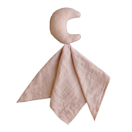 Doudou Lovey en Gaze de Coton Bio – Lune
