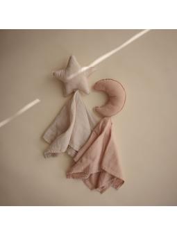 Doudou Lovey en Gaze de Coton Bio – Lune