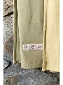 Petite Écharpe Sans Nœud Vanilla/Eucalyptus – Sling de portage en édition limitée