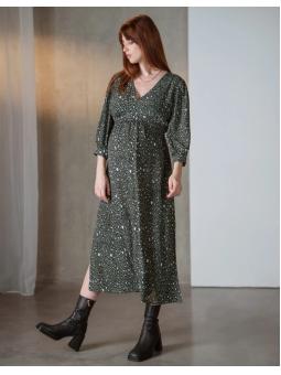 Robe de maternité Ava – Élégance sauvage & confort absolu pour futures mamans