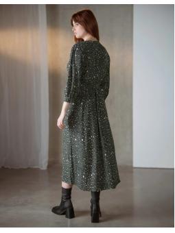 Robe de maternité Ava – Élégance sauvage & confort absolu pour futures mamans