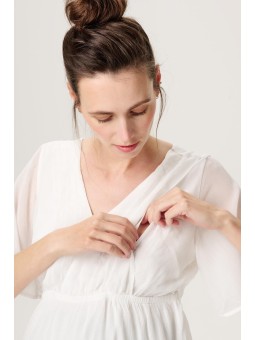 Chemisier de grossesse et d'allaitement Alisa – Manches Courtes