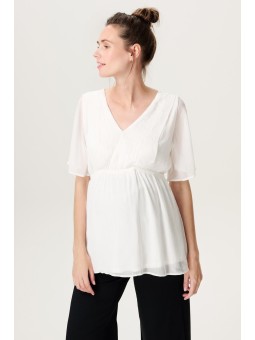 Chemisier de grossesse et d'allaitement Alisa – Manches Courtes