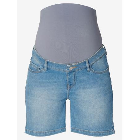 Short de grossesse en jean bleu Jamie