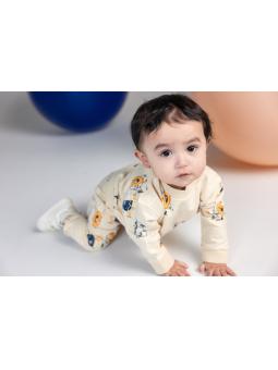 Ensemble garçon en coton bio – Sweat & pantalon à imprimé donuts